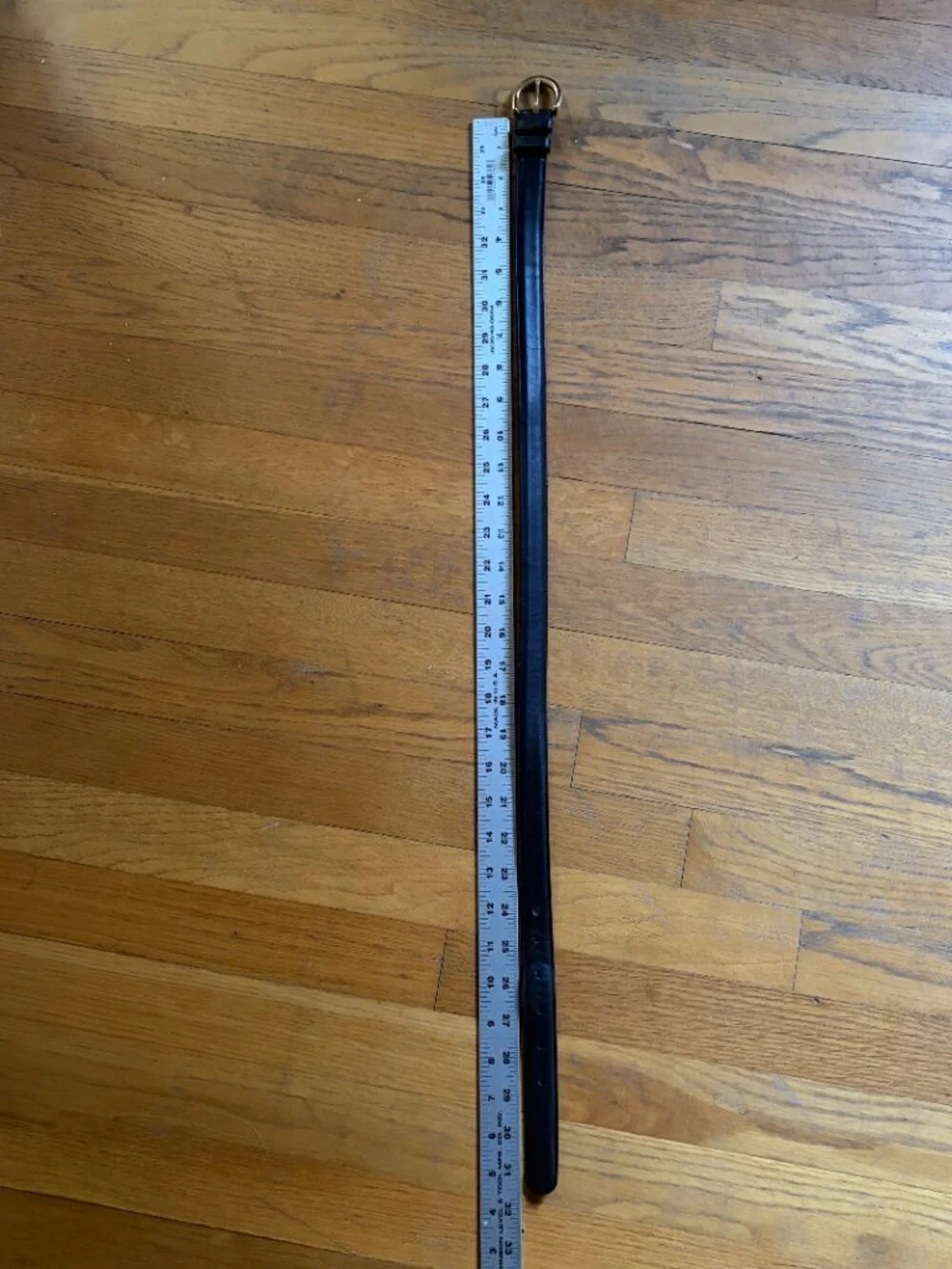 Coach Black Belt Size Small Vintage Black